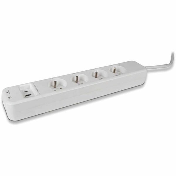 4 kištukų lizdas be maitinimo jungiklio SCS SENTINEL SmartPlug 240 V