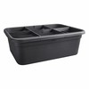 Stiklainis Elho 7,4 x 76 x 26,8 cm Juoda Plastmasinis Kvadratai