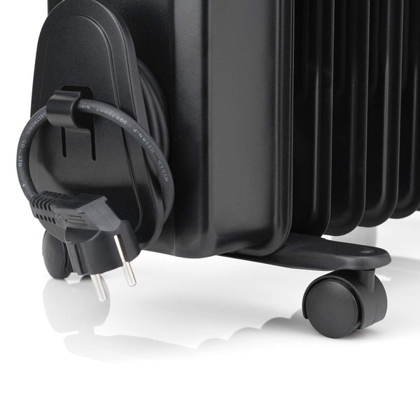 Öljytäytteinen lämpöpatteri (11-lokeroinen) Black & Decker BXRA2000E Musta 2000 W