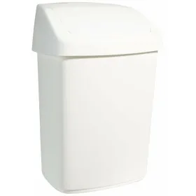 Roskakori Rubbermaid TAPA BASCULANTE Valkoinen Musta Muovinen 25 L