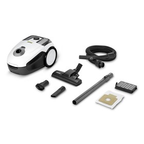 Bagged Vacuum Cleaner Kärcher 1.198-035.0 White Black 700 W