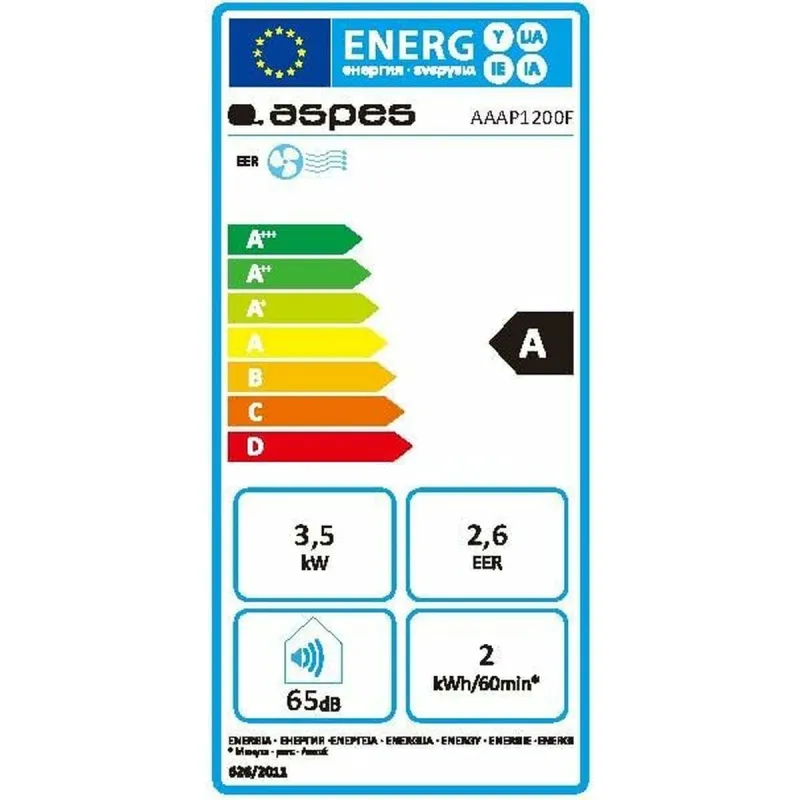 Ilmastointi Aspes AAAP1200F A