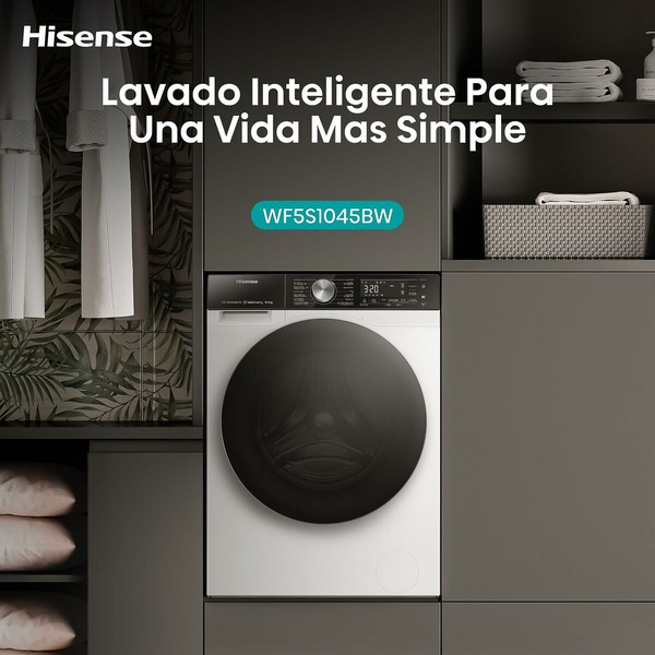 Skalbimo mašina Hisense WF5S1045BW 59,5 cm 1400 rpm 10,5 kg