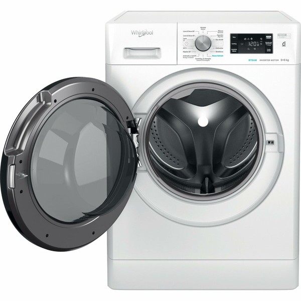 Washer - Dryer Whirlpool Corporation FFWDB964489BVSP 1400 rpm 9 kg 6 Kg