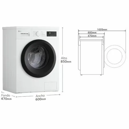 Pesukone LG 1400 rpm 8 kg