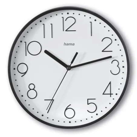 Wall Clock Hama 00185866 Black