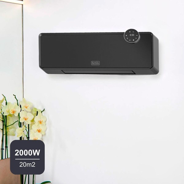 Heater Black & Decker BXWSH2001E Black 2000 W
