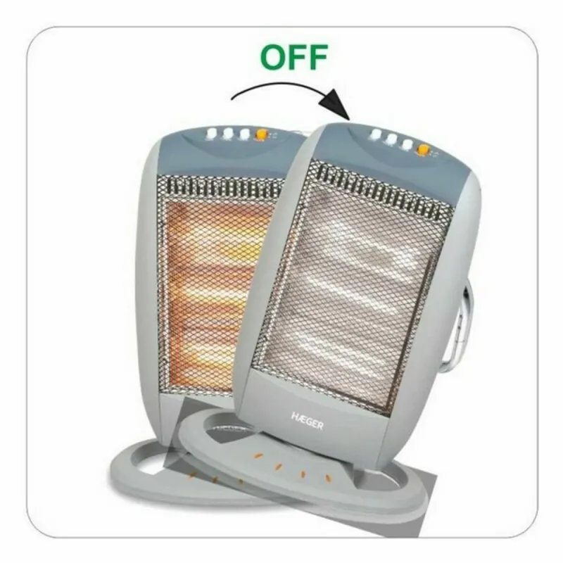 Halogen Heater Haeger HH-120.002A 1200 W White