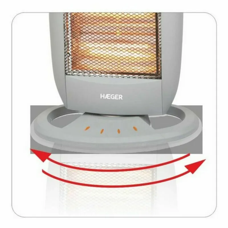 Halogen Heater Haeger HH-120.002A 1200 W White