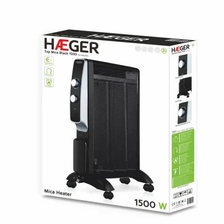 Обогреватель Haeger MH-15B.007A 1500 W Чёрный