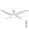 Plafondventilator met licht EDM 33806 Caspio Balts 60 W