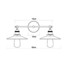Sieninis apšvietimas EDM 32109 60 W