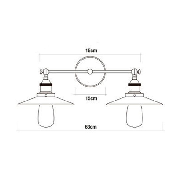 Sieninis apšvietimas EDM 32109 60 W