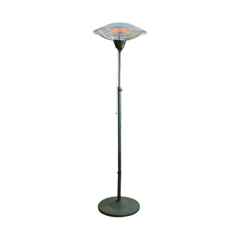 Kvarcinis šildytuvas EDM 07093 07093 2100 W Ø 56,5 x 190 cm Balta Juoda