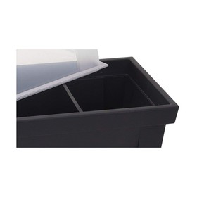 Siltumnīca EDM Melns polipropilēns 80 x 40 x 65 cm Galds