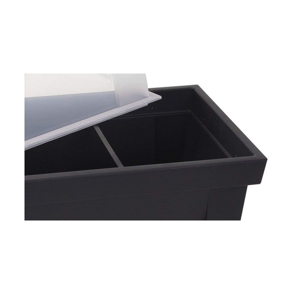Siltumnīca EDM Melns polipropilēns 80 x 40 x 65 cm Galds