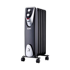 Lämpöpatteri EDM 07126 Black Edition Musta/Harmaa 1000 W