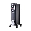 Lämpöpatteri EDM 07126 Black Edition Musta/Harmaa 1000 W