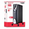 Lämpöpatteri EDM 07127 Black Edition Musta/Harmaa 1500 W