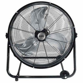 Grindų ventiliatorius EDM 33933 Juoda 180 W Ø 60 cm Ø 60 x 70 cm Su ratais