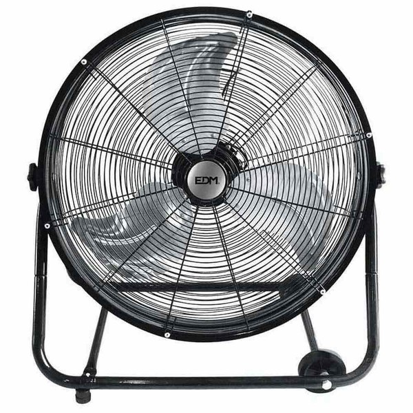 Grindų ventiliatorius EDM 33933 Juoda 180 W Ø 60 cm Ø 60 x 70 cm Su ratais