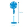 Staande ventilator EDM 33967 Melns 60 W