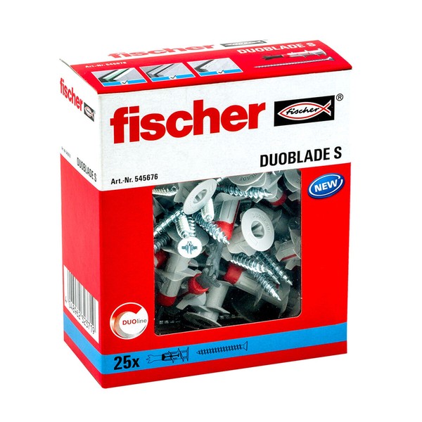 Seinätapit ja ruuvit Fischer (25 osaa)
