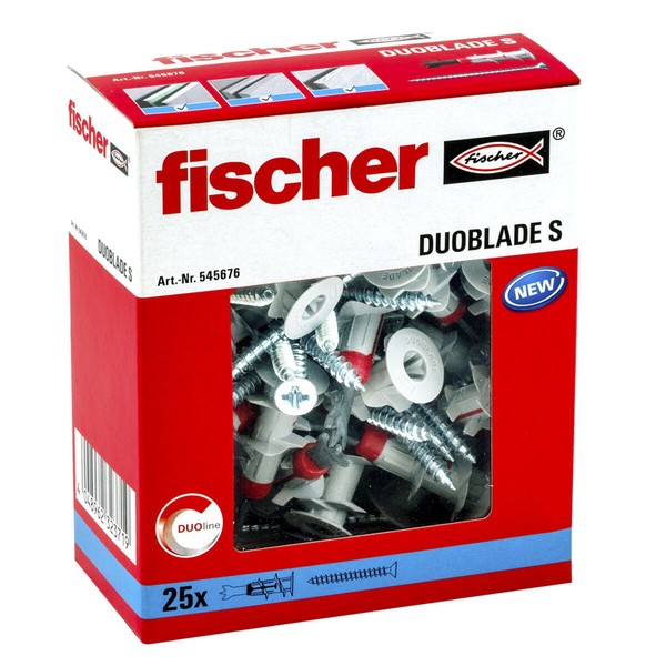 Seinätapit ja ruuvit Fischer (25 osaa)