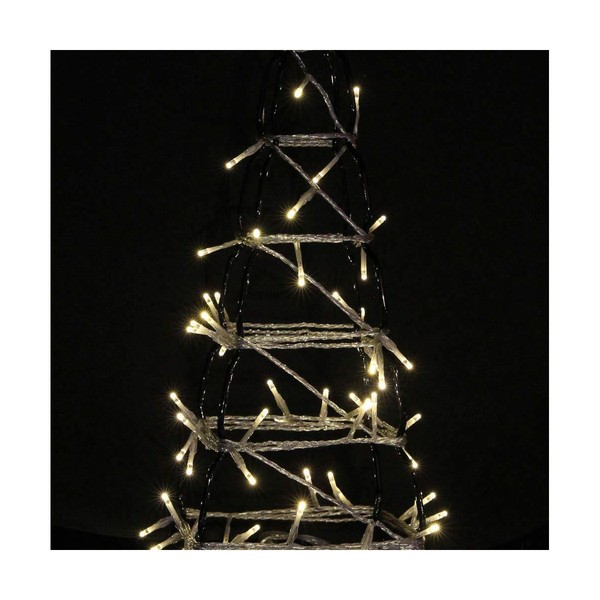 Wreath of LED Lights Lumineo Warm light Soft green 11 m 14 m 16 m