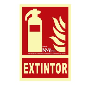 Kyltti Normaluz Extintor PVC