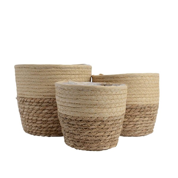 Grozs Decoris Džuts (20 x 20 x 17 cm) (3 gb.)