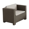 Garden furniture SP Berner Diva Tropea Antrasiitinharmaa Tumman harmaa (4 Kappaletta)