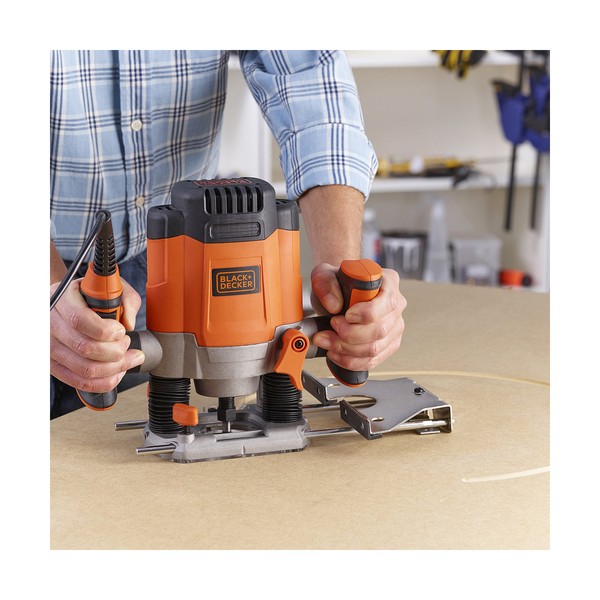Frezavimo staklės Black & Decker 1200eka-qs 1200 W