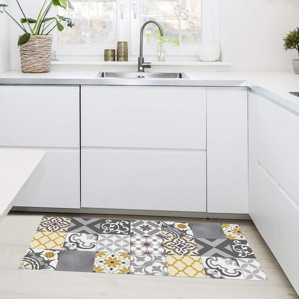 Виниловый коврик Stor Planet Croma Patch Серый Янтарь 100 % PVC (50 x 110 cm)