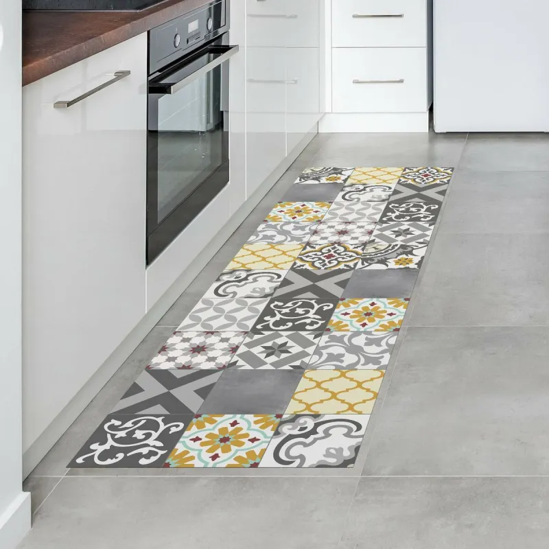 Vinilo kilimas Stor Planet CROMA PATCH Pilka 100 % PVC (60 x 200 cm)
