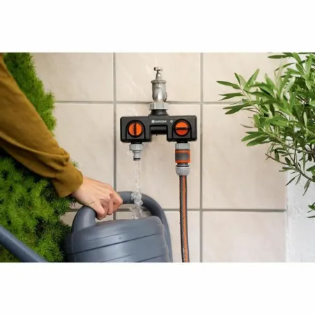 Шланговый соединитель Gardena 8193-20 Двойное 3/4"