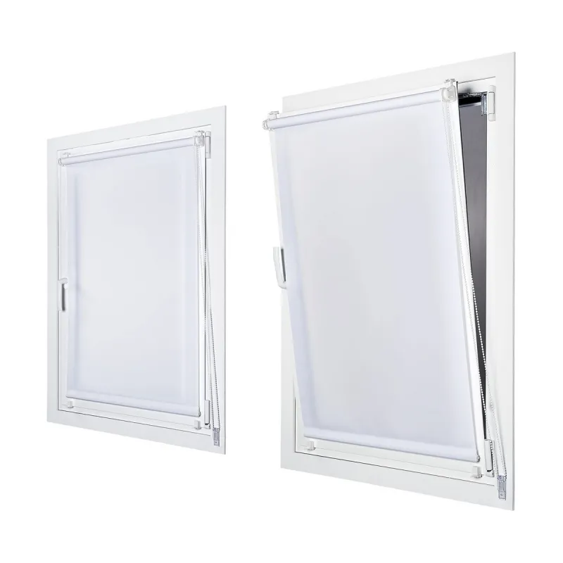 Roletai Stor Planet Clip&Fix Night&Day Balta 150 x 180 cm