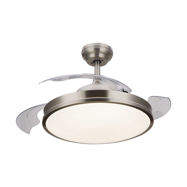 Plafondventilator met licht Philips Atlas 35 W 28 W 4500 Lm niķelis (2700 K)
