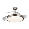 Plafondventilator met licht Philips Atlas 35 W 28 W 4500 Lm niķelis (2700 K)