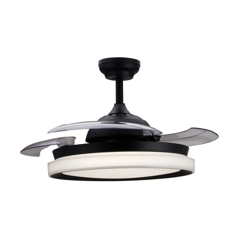 Потолочный вентилятор со светом Philips Atlas Чёрный 35 W 28 W 4500 Lm (2700 K)