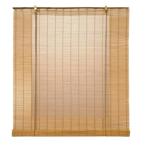 Rullaverhot Stor Planet Ocre Mango Bambu 60 x 175 cm