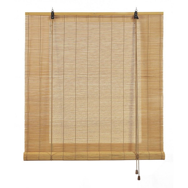 Rullaverhot Stor Planet Ocre Luonnollinen Mango Bambu 90 x 175 cm