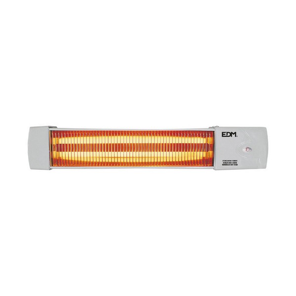 Quartz Heater EDM 07103 07103 White Grey 600-1200 W Baths