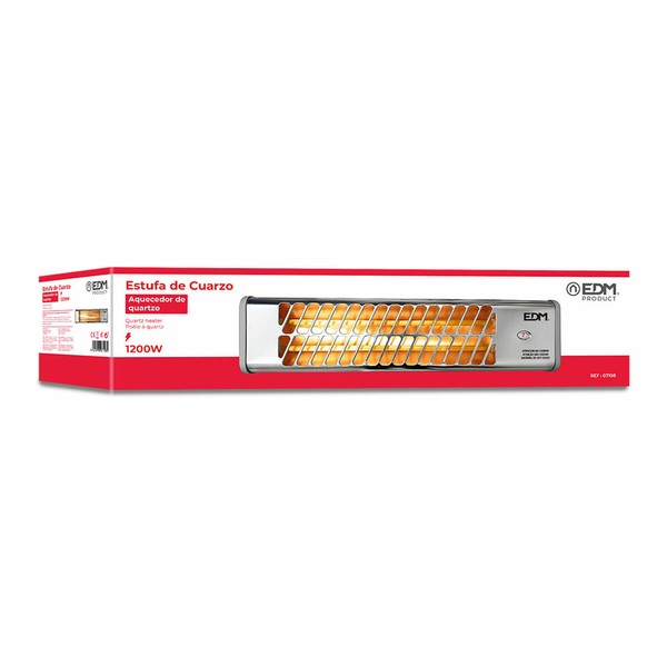 Kvartsilämmitin EDM 07108 07108 Valkoinen 800 W Kylvyt