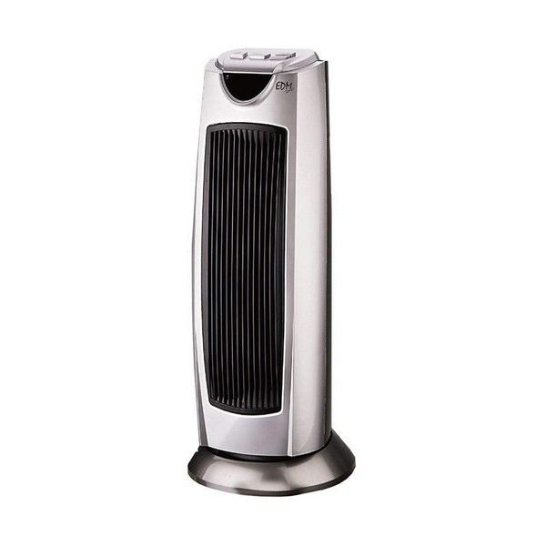 Keramiskais Elektriskais Sildītājs EDM 07209 Pelēks 1000 - 2000 W Svārstības leņķis