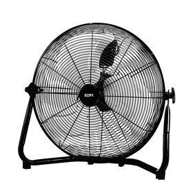 Grindų ventiliatorius EDM industrinis Ø 50 x 58 cm Juoda 130 W