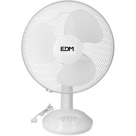 Pöytätuuletin EDM Ø 40 x 61 cm Valkoinen 45 W