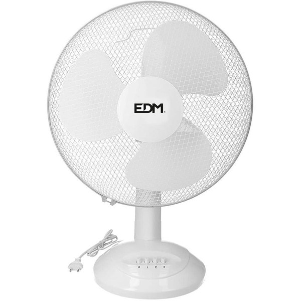 Stalinis ventiliatorius EDM Ø 40 x 61 cm Balta 45 W