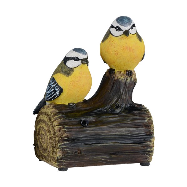 Koristeellinen puutarhahahmo Progarden Äänellä Lintu Koristehahmo Monivärinen polypropeeni