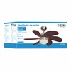 Потолочный вентилятор со светом EDM 33984 Aral Wengue никель 50 W